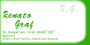 renato graf business card